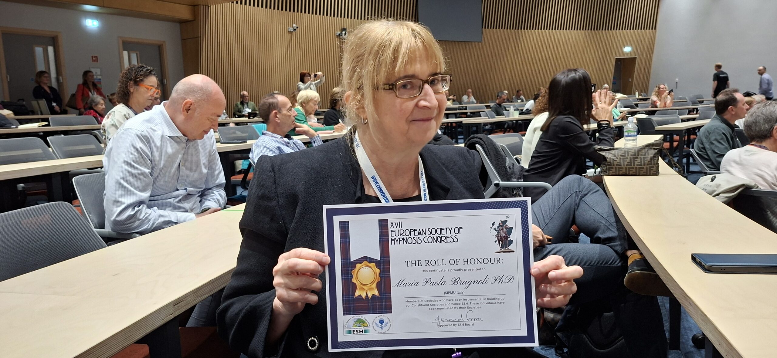 Premio alla dr.ssa Maria Paola Brugnoli