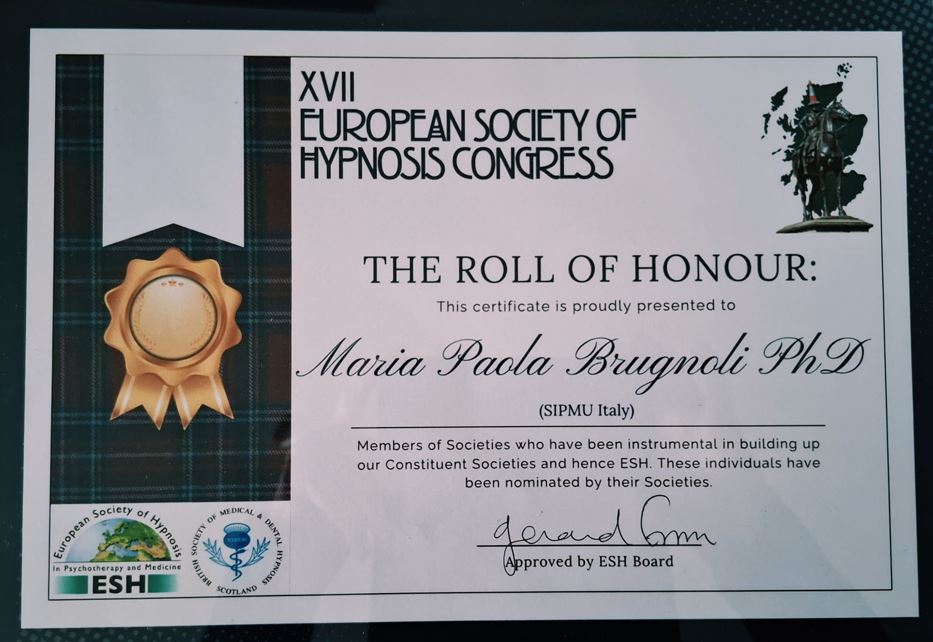 Premio alla dr.ssa Maria Paola Brugnoli